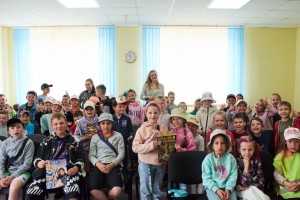 Рюкзачок встретился с читателями в детской библиотеке № 15 г. Минска. 